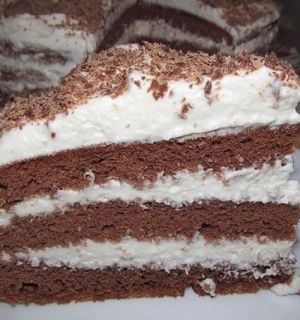 Пятиминутный шоколадный торт