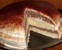 Торт «Зебра» на кефире