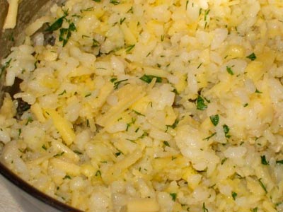 отварной рис с сыром