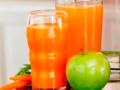 Морковно-яблочный напиток